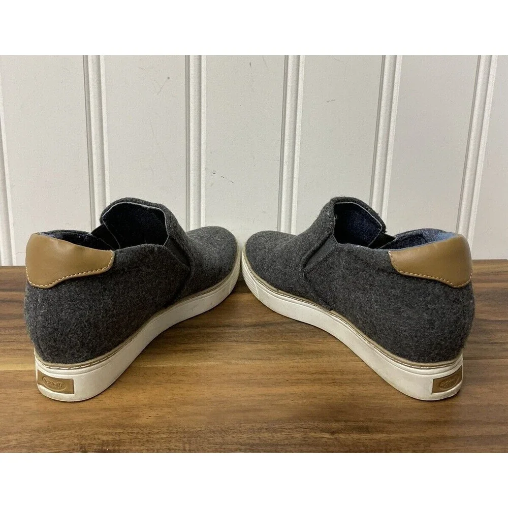 Dr. Scholl's Women's If Only Wool Blend Slip On Wedge‎ Sneaker Size 7 M